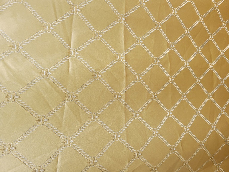 Jacquard Fabric color Gold, Upholstery and Drapery, decoration, etc. 58"Jacquard Fabric Sold by The Yard