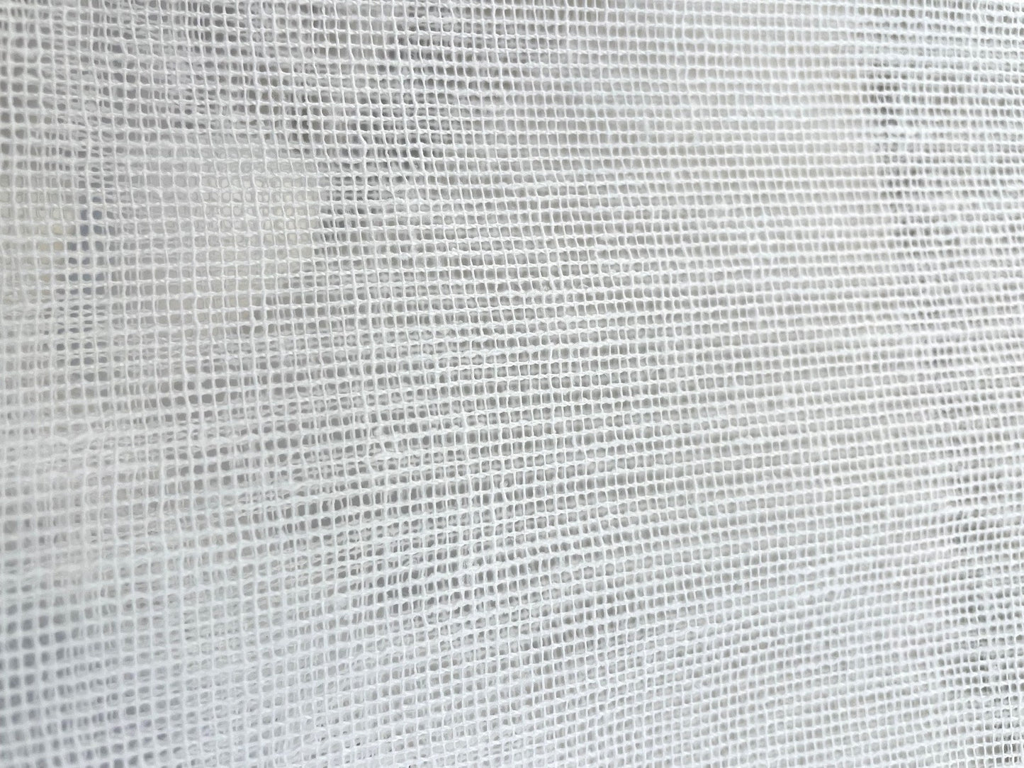 Sheer Mesh White, Fabric by the Yard 118" perfect for drapery