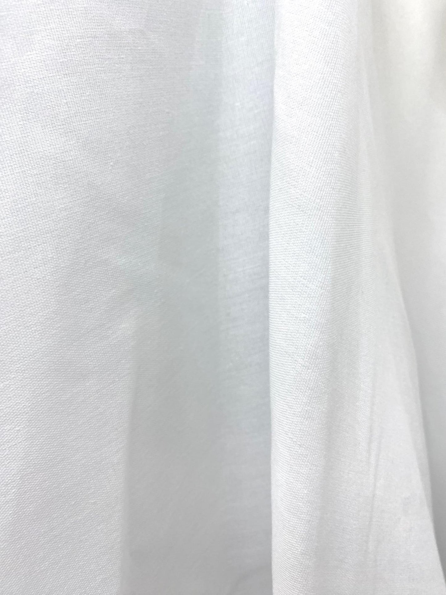 Gauze double layer 100% cotton color white sold by the yard 60"