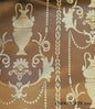 Jacquard Fabric color Chocolate Blue Upholstery and Drapery, decoration, etc. 58"Jacquard Fabric Sold by The Yard