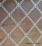 Jacquard Fabric color Chocolate Blue Upholstery and Drapery, decoration, etc. 58"Jacquard Fabric Sold by The Yard