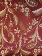 Jacquard Fabric color Burgundy/Gold, Upholstery and Drapery, decoration, etc. 58"Jacquard Fabric Sold by The Yard