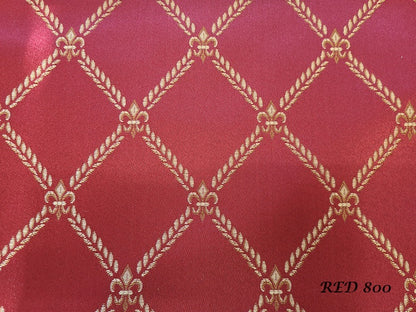 Jacquard Fabric color Burgundy/Gold, Upholstery and Drapery, decoration, etc. 58"Jacquard Fabric Sold by The Yard