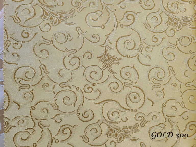 Jacquard Fabric color Gold, Upholstery and Drapery, decoration, etc. 58"Jacquard Fabric Sold by The Yard
