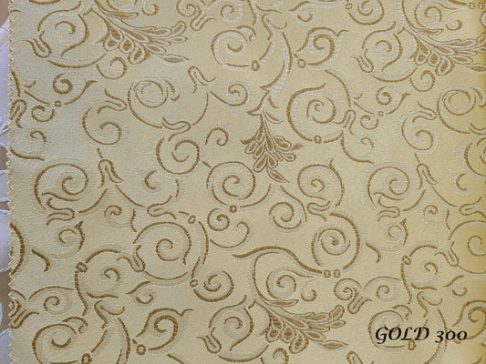 Jacquard Fabric color Gold, Upholstery and Drapery, decoration, etc. 58"Jacquard Fabric Sold by The Yard