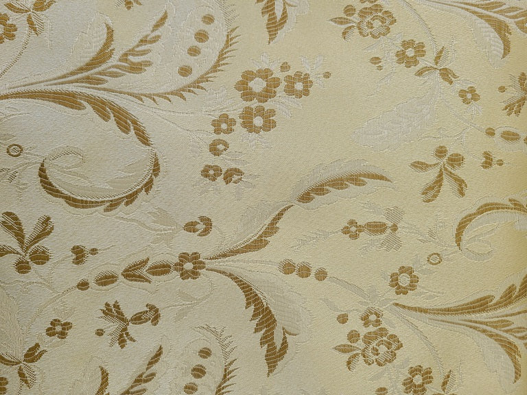Jacquard Fabric color Gold, Upholstery and Drapery, decoration, etc. 58"Jacquard Fabric Sold by The Yard