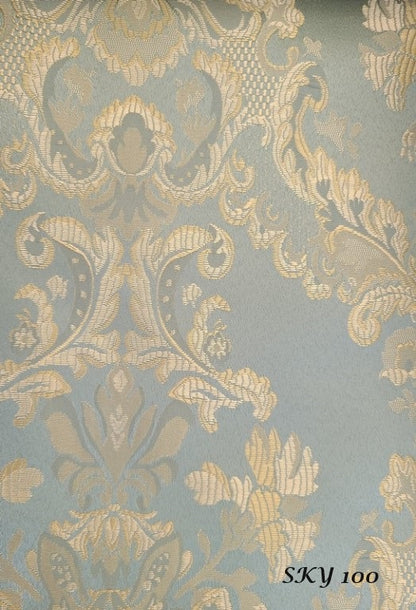 Jacquard Fabric color sky, Upholstery and Drapery, decoration, etc. 58"Jacquard Fabric Sold by The Yard
