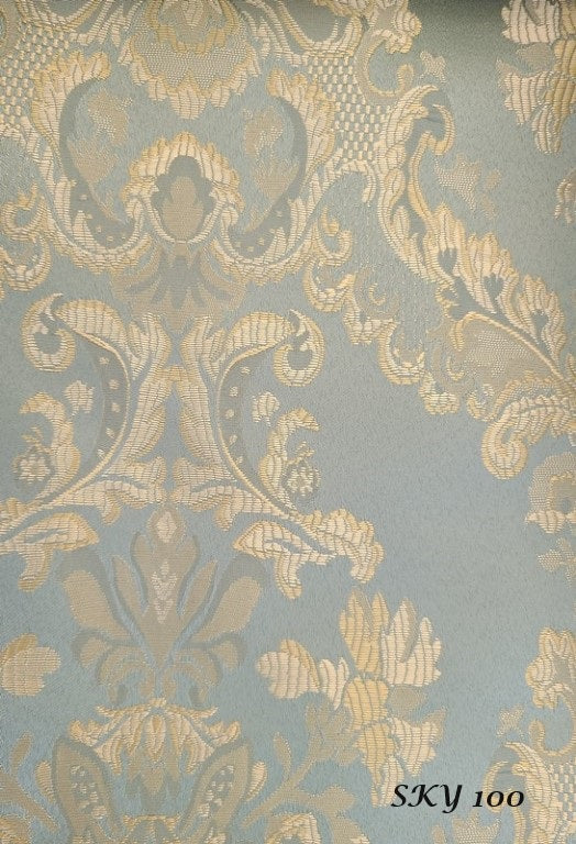 Jacquard Fabric color sky, Upholstery and Drapery, decoration, etc. 58"Jacquard Fabric Sold by The Yard
