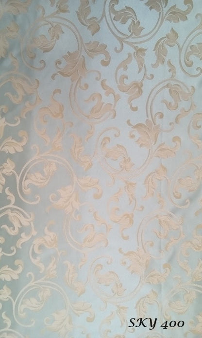 Jacquard Fabric color sky, Upholstery and Drapery, decoration, etc. 58"Jacquard Fabric Sold by The Yard