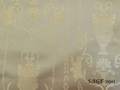 Jacquard Fabric color sage, Upholstery and Drapery, decoration, etc. 58"Jacquard Fabric Sold by The Yard