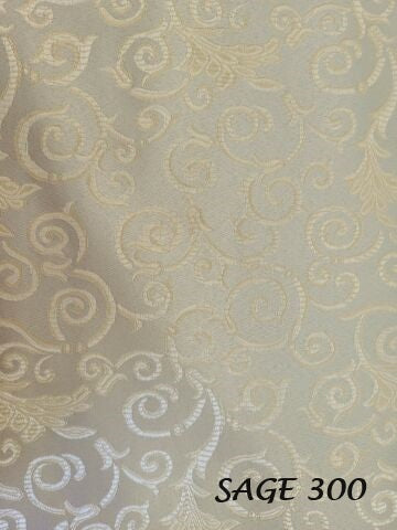Jacquard Fabric color sage, Upholstery and Drapery, decoration, etc. 58"Jacquard Fabric Sold by The Yard