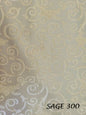 Jacquard Fabric color sage, Upholstery and Drapery, decoration, etc. 58"Jacquard Fabric Sold by The Yard