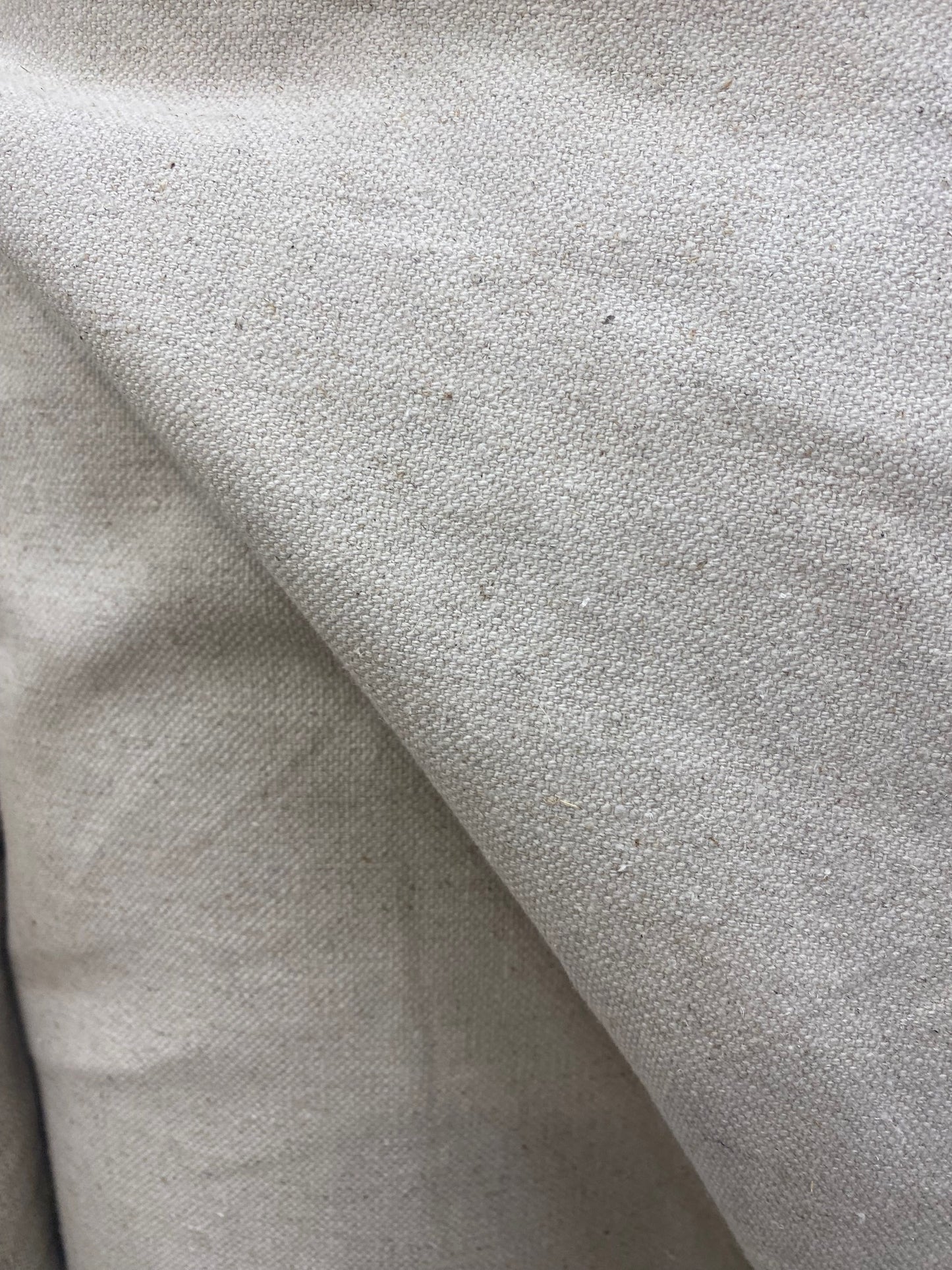 linen 100% organic 12 oz color Natural 58" sold by the yard