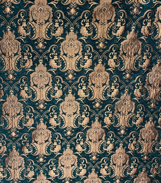 Damask Chenille Fabric, Renaissance Home Décor Upholstery, 58" wide, sold by the yard, and more colors.