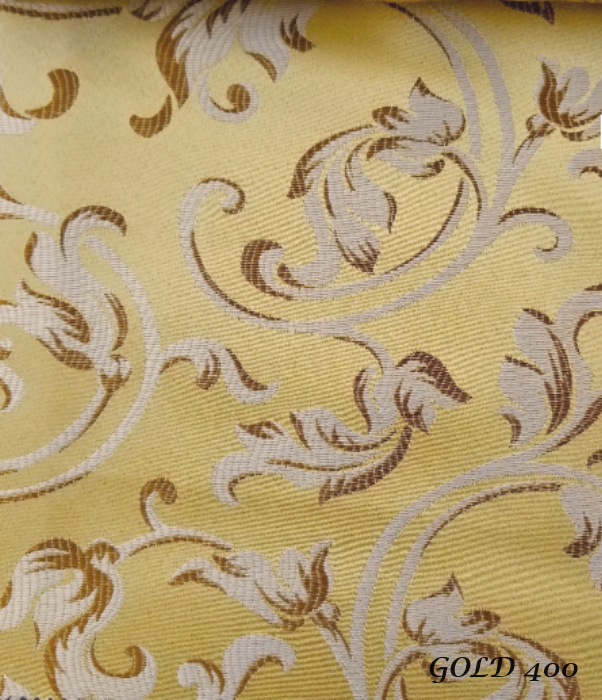 Jacquard Fabric color Gold, Upholstery and Drapery, decoration, etc. 58"Jacquard Fabric Sold by The Yard