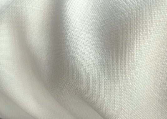Linen Look Polyester fabric Off white 58" Sold by the yard