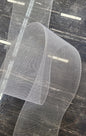 4" Clear Translucent Woven Crinoline Buckram sold by 2 Yards