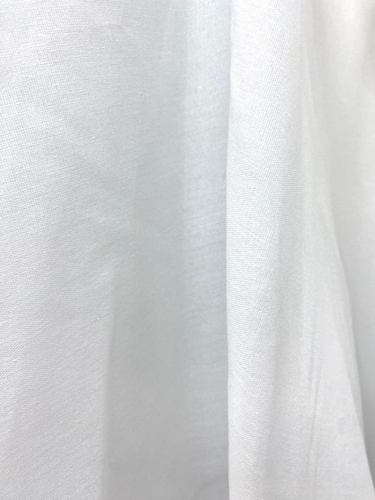 Gauze double layer 100% cotton color white sold by the yard 60"