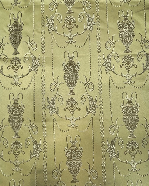 Jacquard Fabric color Gold, Upholstery and Drapery, decoration, etc. 58"Jacquard Fabric Sold by The Yard