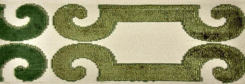 Chenille New Luxurious tape BR 7523 5.5" width MULTIPLE COLORS Sold by the yard