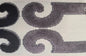 Chenille New Luxurious tape BR 7523 5.5" width MULTIPLE COLORS Sold by the yard
