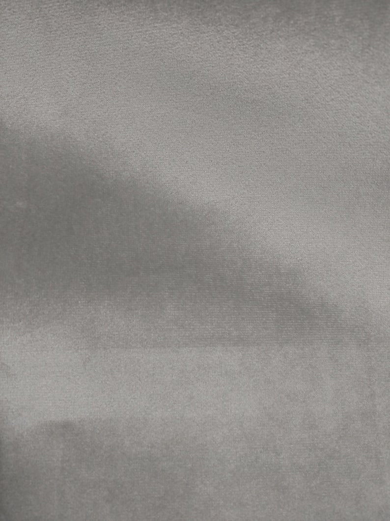 Micro Velvet Black Fabric,Drapery, Upholstery luxury fabric, 60" wide, sold by the yard, Free Shipping in USA